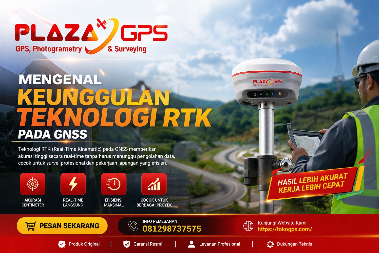 Mengenal Keunggulan Teknologi RTK pada GNSS