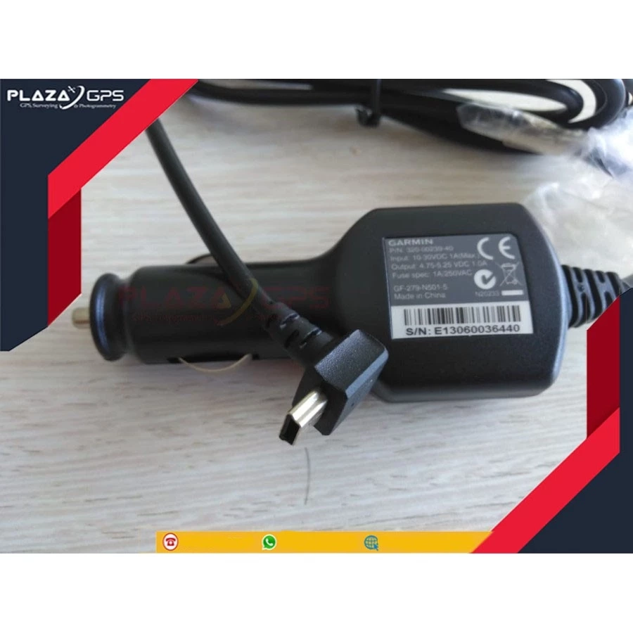 Garmin Car Charger PN 320-00239-40 Output 4.75-5.25v Jual Garmin Car Charger P/N 320-00239-40 Output 4.75-5.25v - Image 1