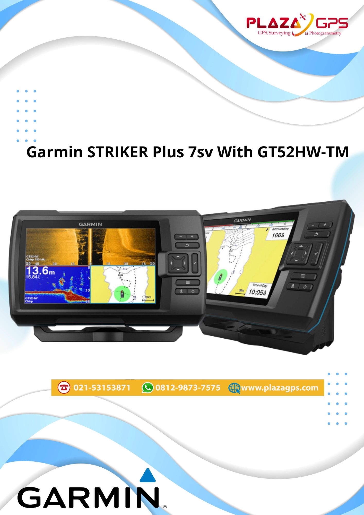 Garmin STRIKER Plus 7sv With GT52HW-TM Jual Garmin STRIKER Plus 7sv With GT52HW-TM - Image 1