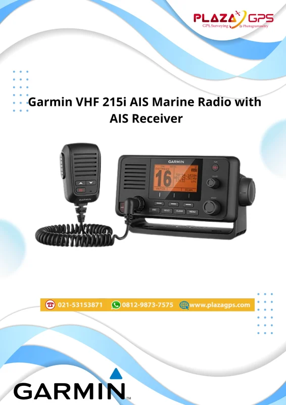Garmin VHF 215i AIS Marine Radio with AIS Receiver
