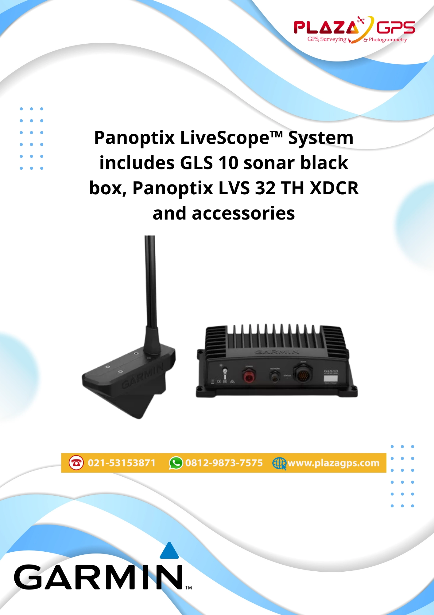 Panoptix LiveScope™ System includes GLS 10 sonar black box, Panoptix LVS 32 TH XDCR and accessories Jual Panoptix LiveScope™ System includes GLS 10 sonar black box, Panoptix LVS 32 TH XDCR and accessories - Image 1