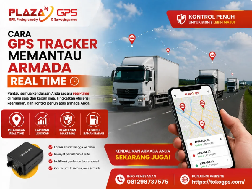 Cara GPS Tracker Memantau Armada Real Time