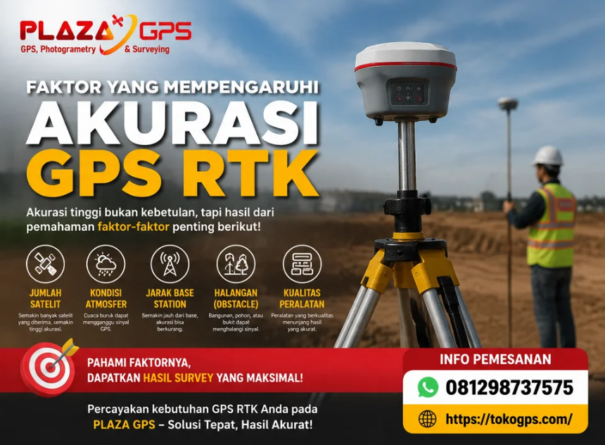 Faktor yang Mempengaruhi Akurasi GPS RTK