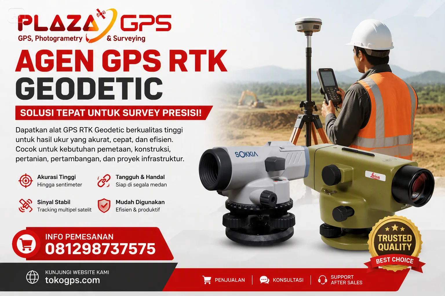 Agen GPS RTK geodetic