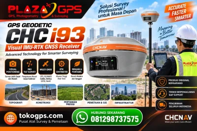 Jual GPS Geodetic CHC i93 Visual IMU-RTK GNSS Receiver
