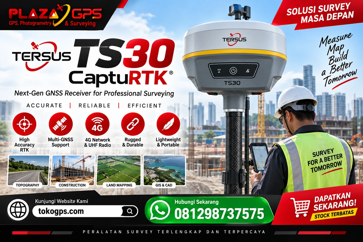 Distributor TERSUS TS30 CaptuRTK