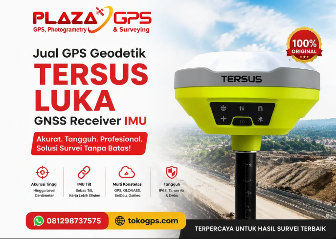 Jual GPS Geodetik TERSUS LUKA GNSS Receiver IMU