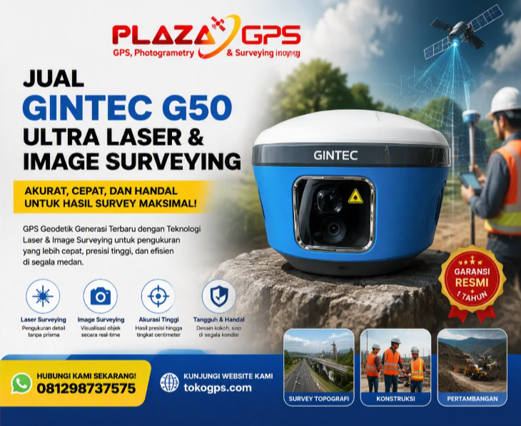 Jual Gps Gintec G50 Ultra Laser dan Image Surveying