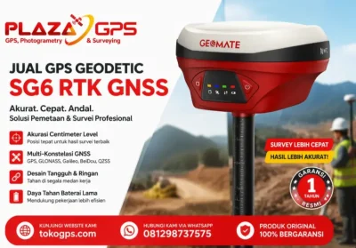 Jual GPS GEODETIC SG6 RTK GNSS