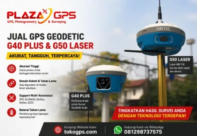 Jual Gps Geodetic G40 Plus & G50 Laser