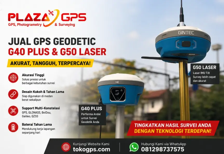 Jual Gps Geodetic G40 Plus & G50 Laser
