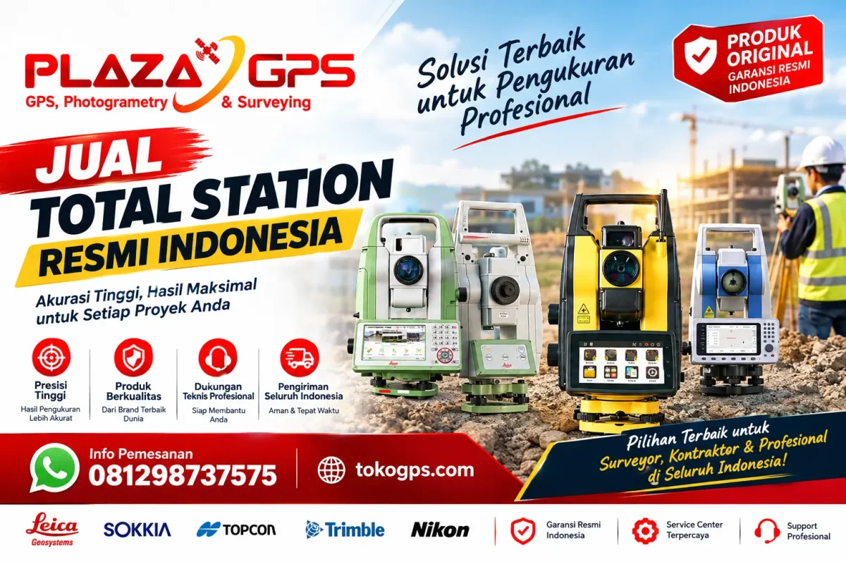 Jual Total Station Resmi Indonesia